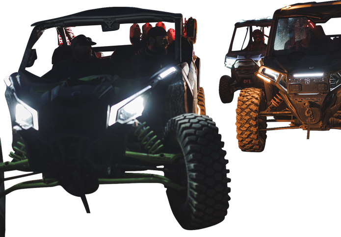 RAVEK Apex Lights* - Running - Amber - RZR 64-313A
