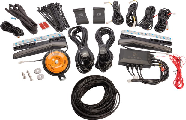 RAVEK Turn Signal Kit - Amber - White Running Lights - RZR 64-507