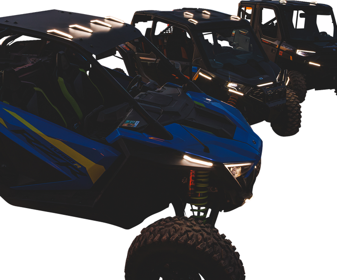 RAVEK Apex Lights* - Running - White - RZR 64-313S