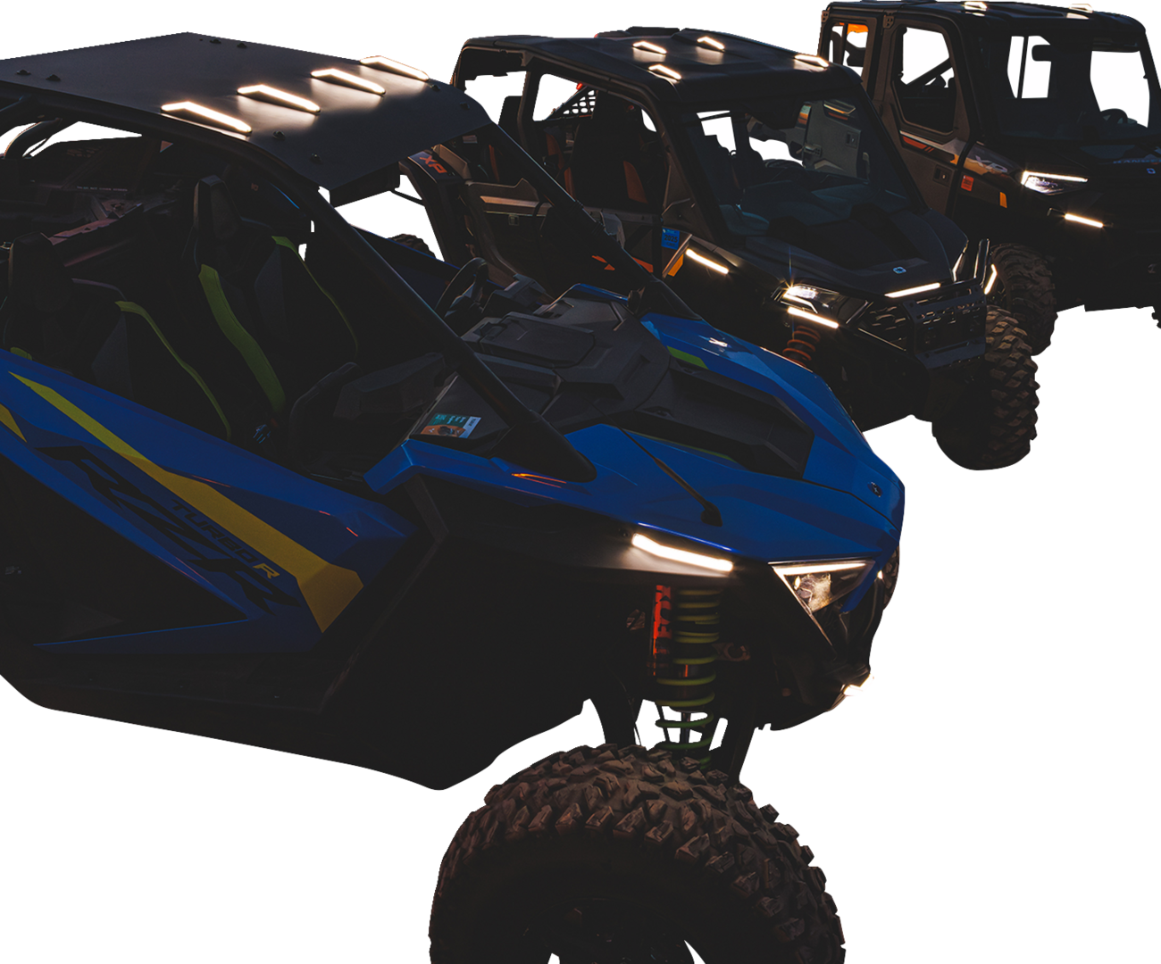 RAVEK Apex Lights* - Running - White - RZR 64-313S