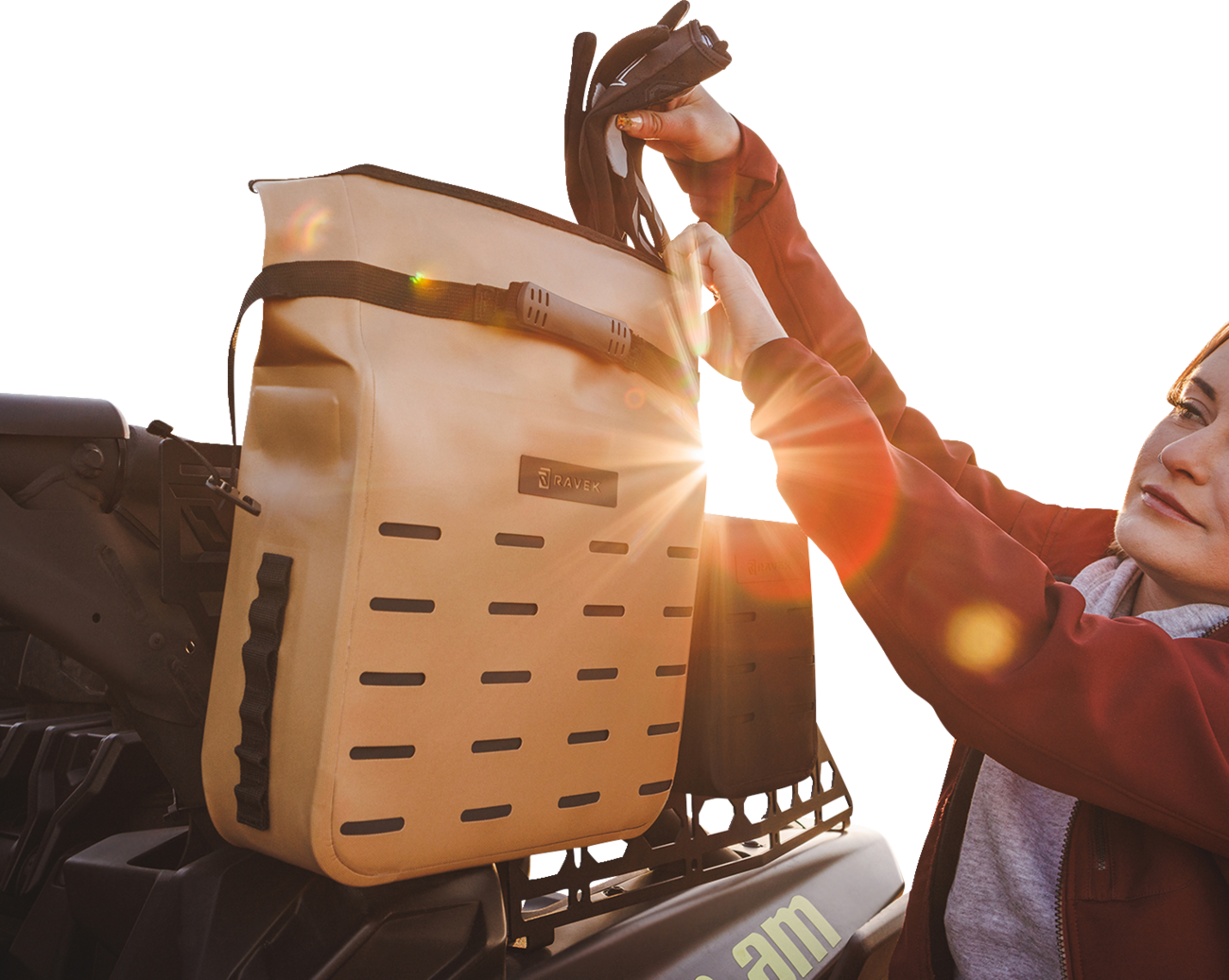 RAVEK MOLLE Zipperless Bag - Waterproof - Desert Tan H59-104DT