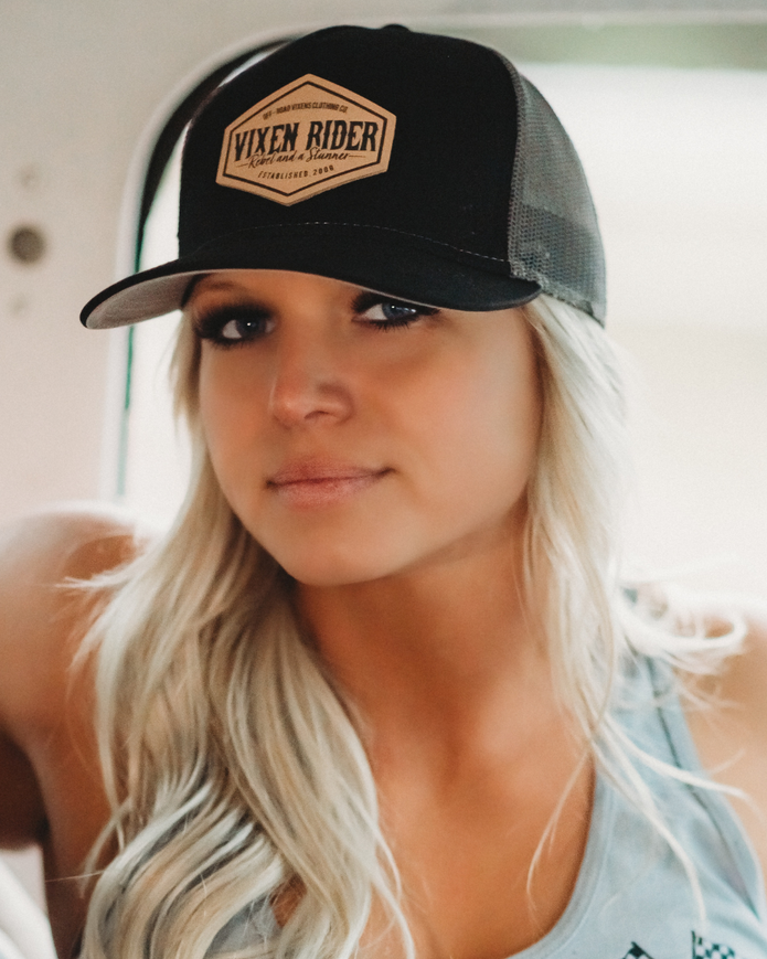 Rebel Trucker Hat Black/Charcoal