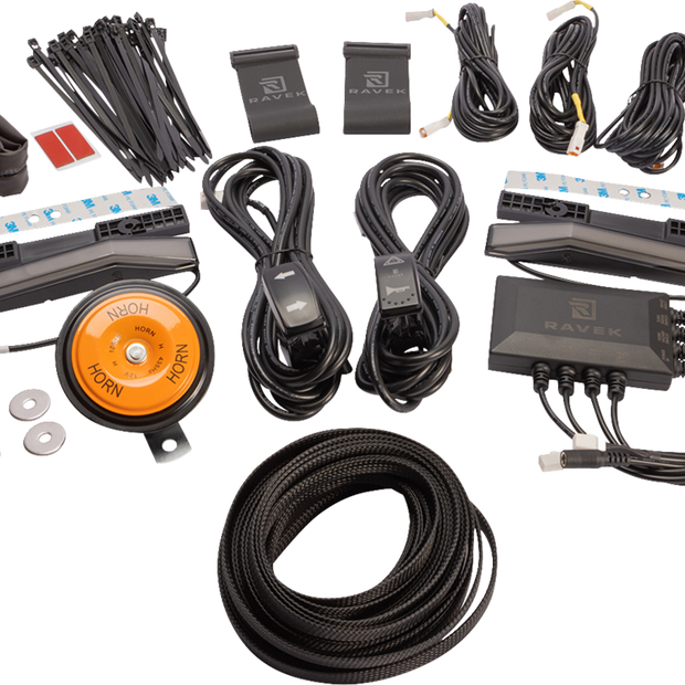 RAVEK Turn Signal Kit - White Running Light - Defender 65-105