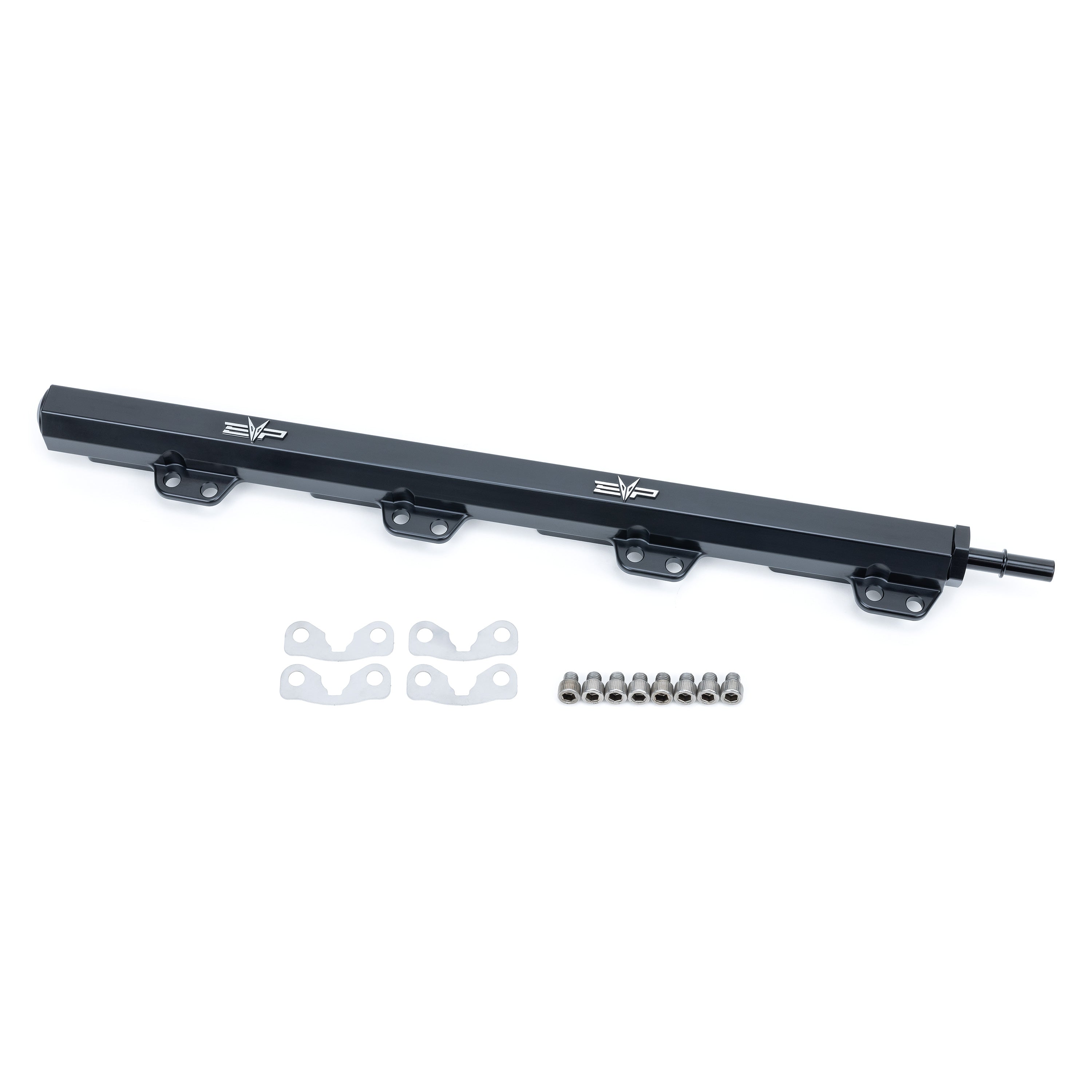 EVP billet fuel rail for 2022+ RZR Pro R, black anodized billet aluminum