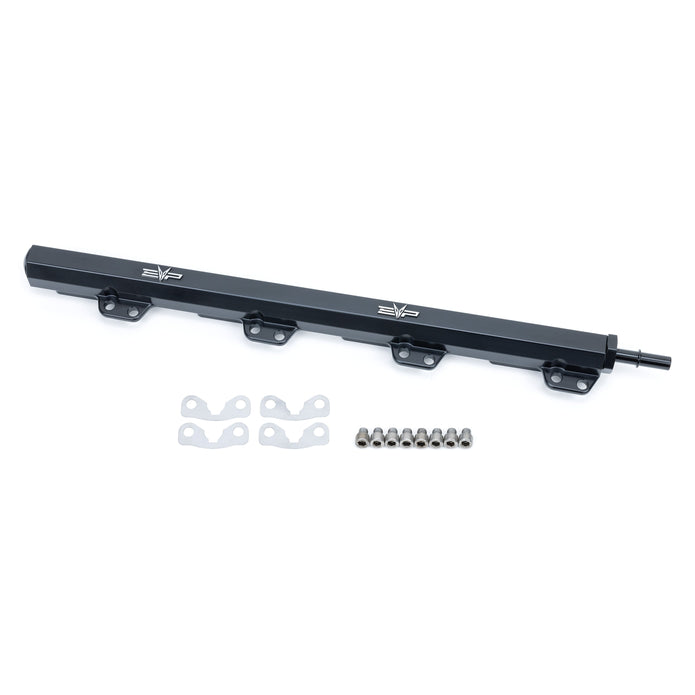 EVP billet fuel rail for 2022+ RZR Pro R, black anodized billet aluminum