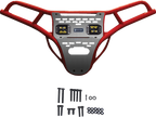 RAVEK Front Bumper/Skid Plate with Amber Lights - Red - RZR XP 1000 64-317RDLA