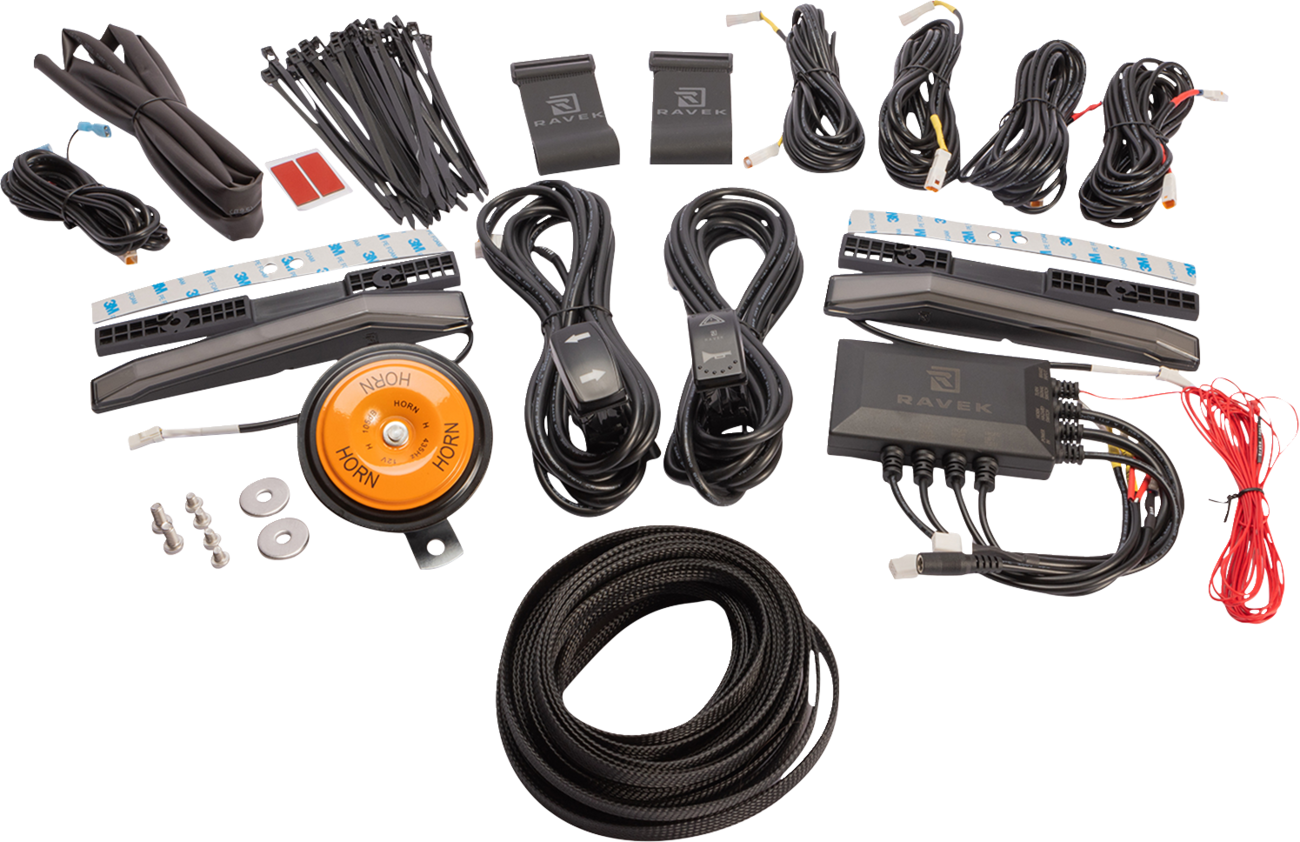 RAVEK Turn Signal Kit - White Running Light - Maverick R 65-703