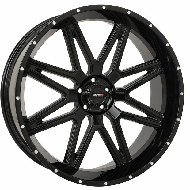 St7 Wheel 24x9 5+4 (0mm) 5/4.5 Gloss Black