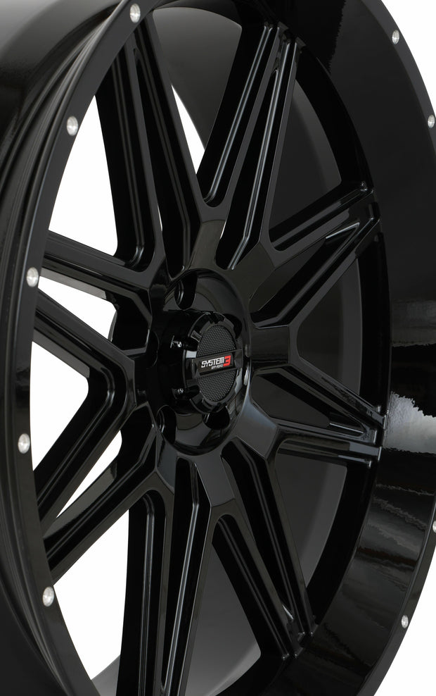 St7 Wheel 24x9 5+4 (0mm) 4/156 Gloss Black