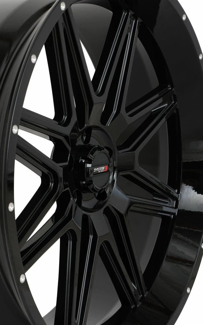 St7 Wheel 24x9 5+4 (0mm) 4/137 Gloss Black