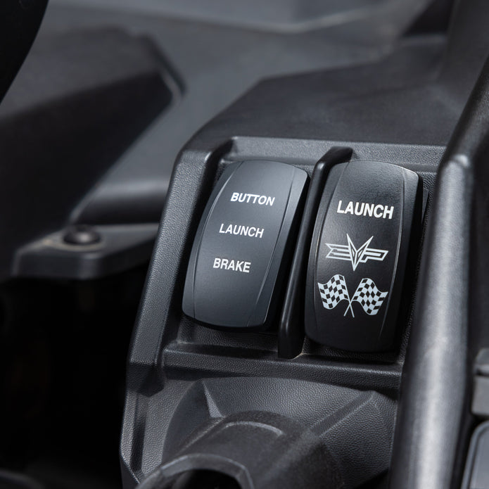 Can-Am Maverick X3 Steering Wheel Launch Button for EVP Launch Control & RLC/Anti-Lag