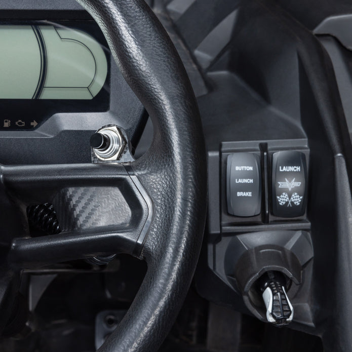 Can-Am Maverick X3 Steering Wheel Launch Button for EVP Launch Control & RLC/Anti-Lag