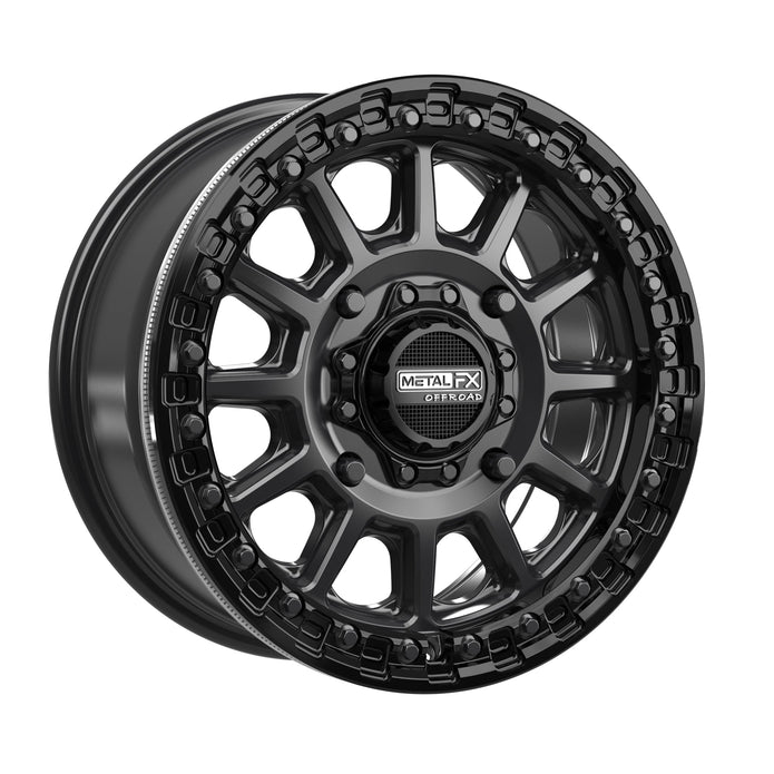 Rampage Beadlock | Satin Black w/ Gloss Black Ring