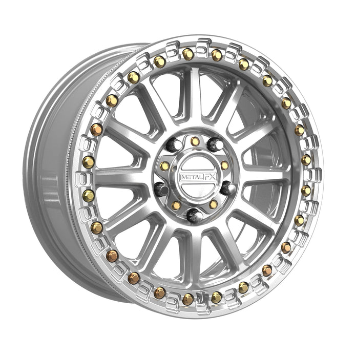 Rampage R Beadlock | Gloss Silver Machined