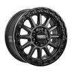 Rampage R Beadlock | Satin Black w/ Gloss Black Ring