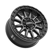 Rampage R Beadlock | Satin Black w/ Gloss Black Ring