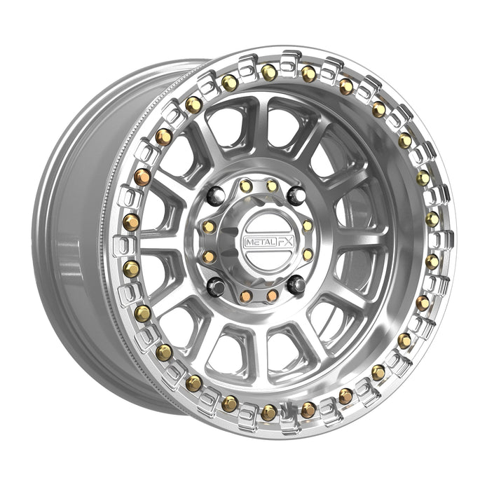 Rampage Beadlock | Gloss Silver Machined