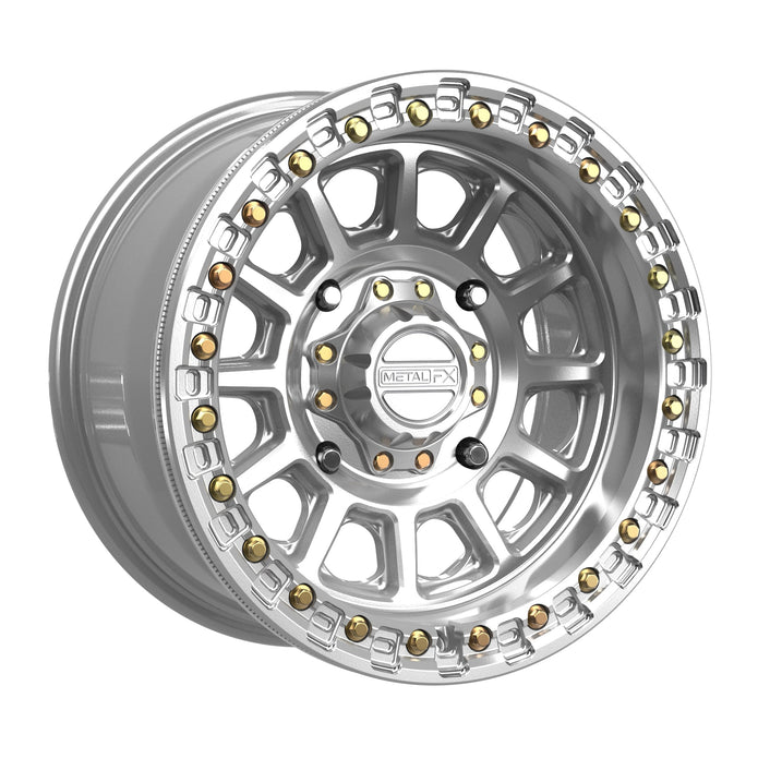 Rampage Beadlock | Gloss Silver Machined