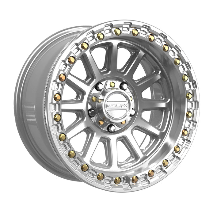 Rampage R Beadlock | Gloss Silver Machined