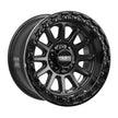 Rampage R Beadlock | Satin Black w/ Gloss Black Ring