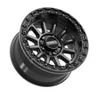 Rampage R Beadlock | Satin Black w/ Gloss Black Ring