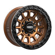 Rampage 6R Beadlock | Smoked Bronze w/ Gloss Black Ring