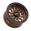 Rampage 6R Beadlock | Smoked Bronze w/ Gloss Black Ring