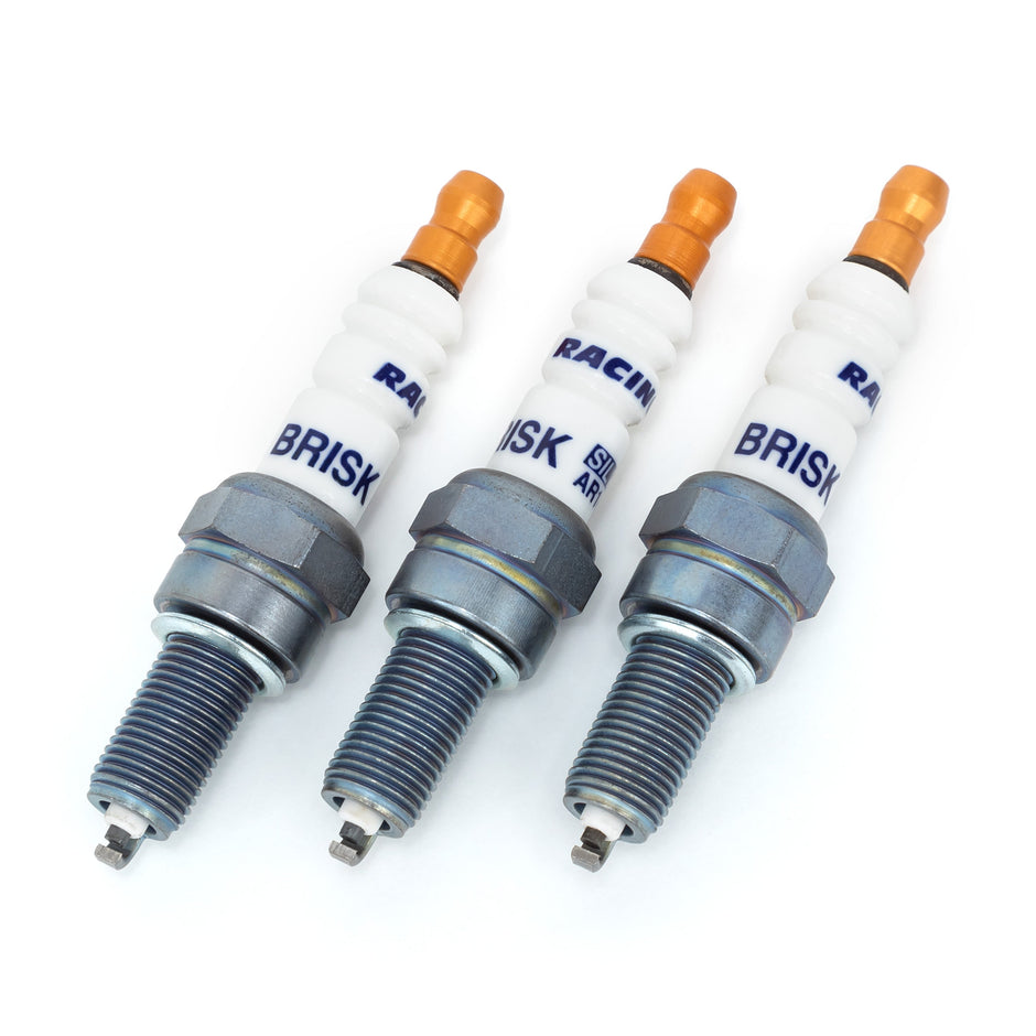 Non-projected tip silver center electrode spark plug set for 2024 Can-Am Maverick R - set of 3