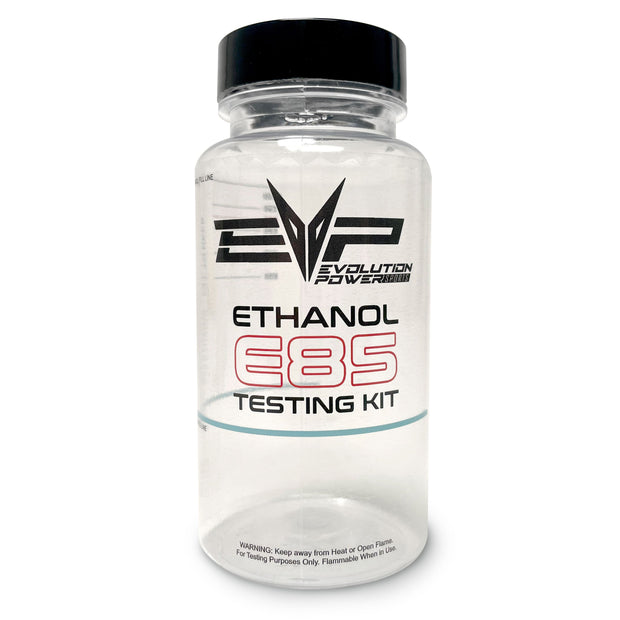EVP E85 Ethanol Testing Kit — wide-mouth pump-nozzle compatible tester
