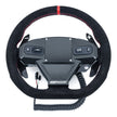 EVP.MOde steering wheel with carbon fiber paddles and SFI quick-release hub for Can-Am Maverick R