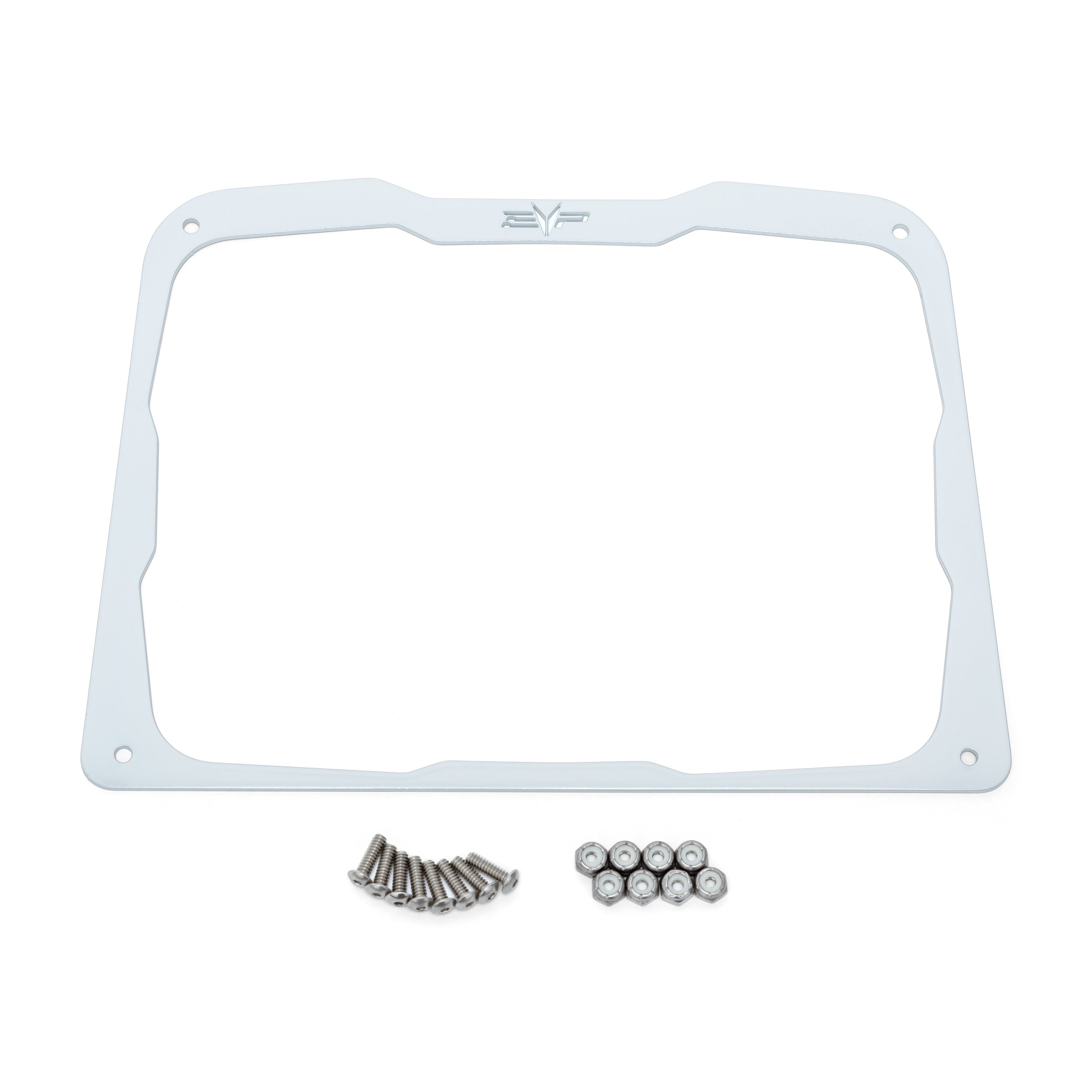 EVP Gauge Bezel for Polaris RZR 200 — White Lightning anodized aluminum