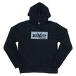 Black hoodie with EVP logo centered on front and 'Evolution Powersports' on back
