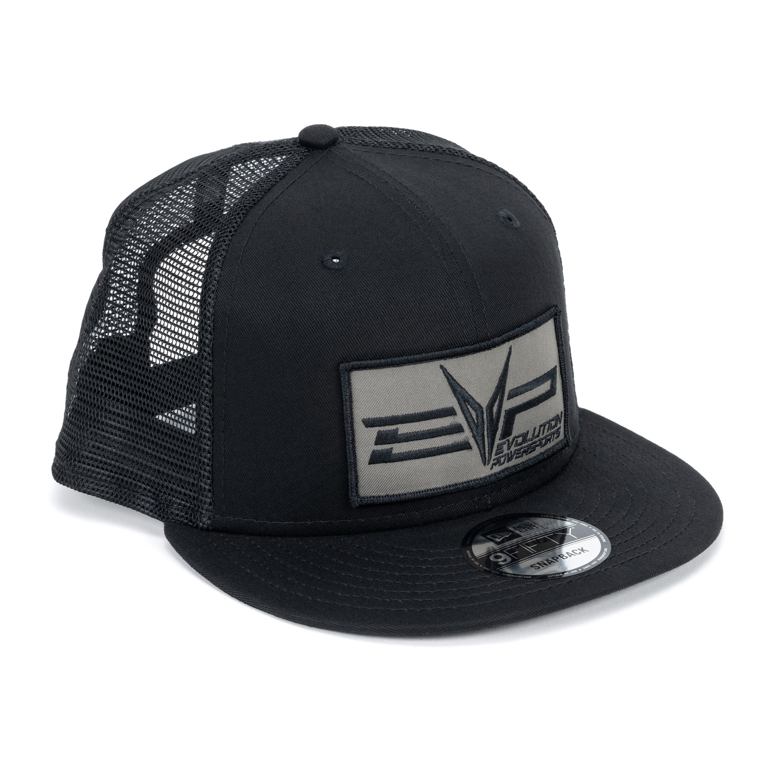 EVP Black Mesh Snapback Hats
