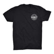 EVP Checkered Race T-Shirt in black or green with logo on front and back