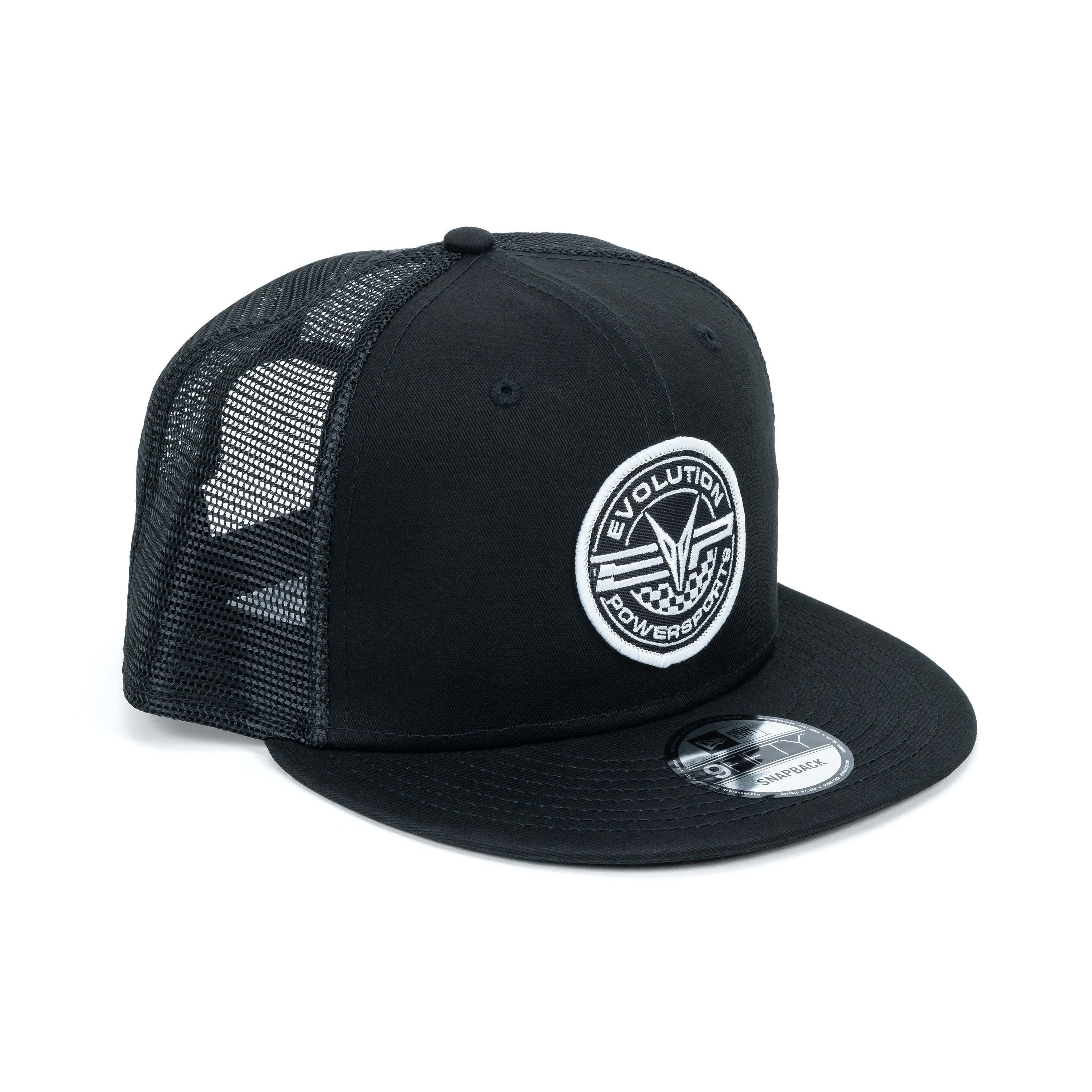 EVP Black Mesh Snapback Hats