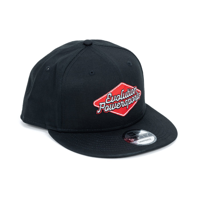 EVP Black Canvas Snapback Hats
