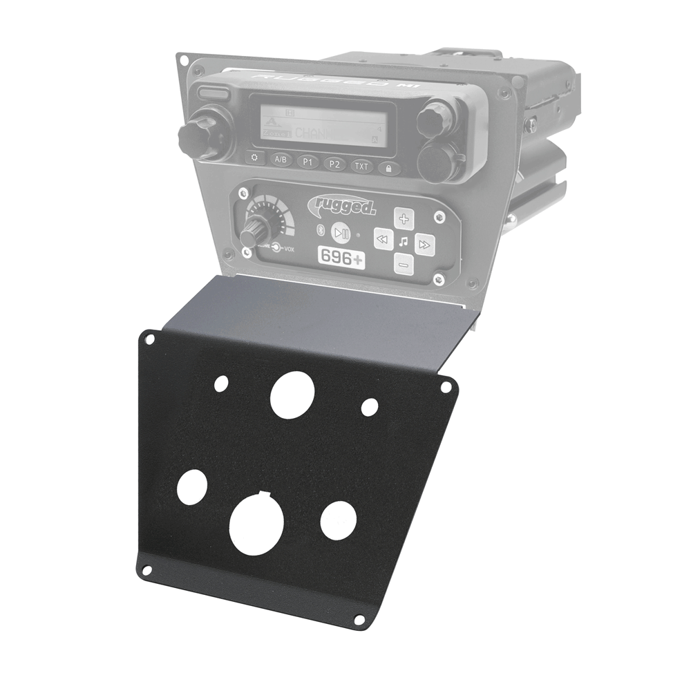 Lower Accessory Panel for Polaris RZR PRO XP RZR Turbo R and RZR PRO R Dash Mount Radio and Intercom SPOD Touchscreen