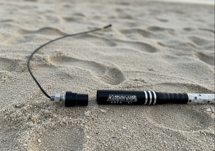 Marshin Whips Area 51 LED Whips: Carbon Fiber & Hidden Cables