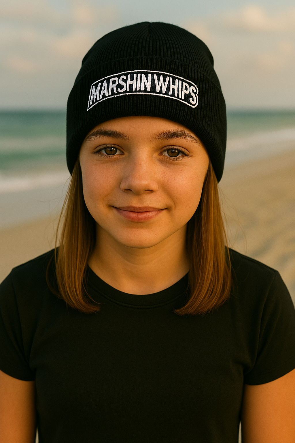 Marshin Whips Black Beanie