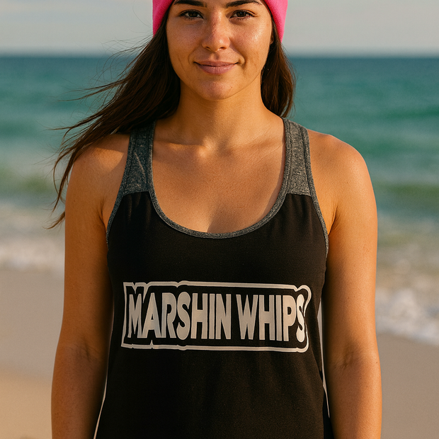 Black Marshin Whips Glow-in-the-Dark Tank Top