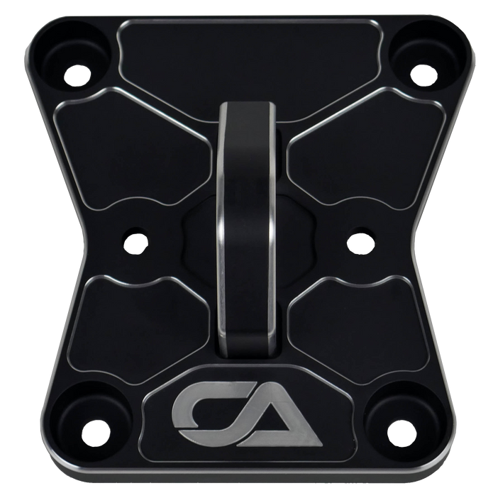 CA Tech Pull Plate  3D scanned for perfect fitment and machined from 6061 aluminum with a finished thickness of 1" for maximum durability, the new 2022 Can-Am X3 pull plate is easy to install and built to last a lifetime.   OEM color matching ensures all CA Tech parts will pair perfectly with your build. 