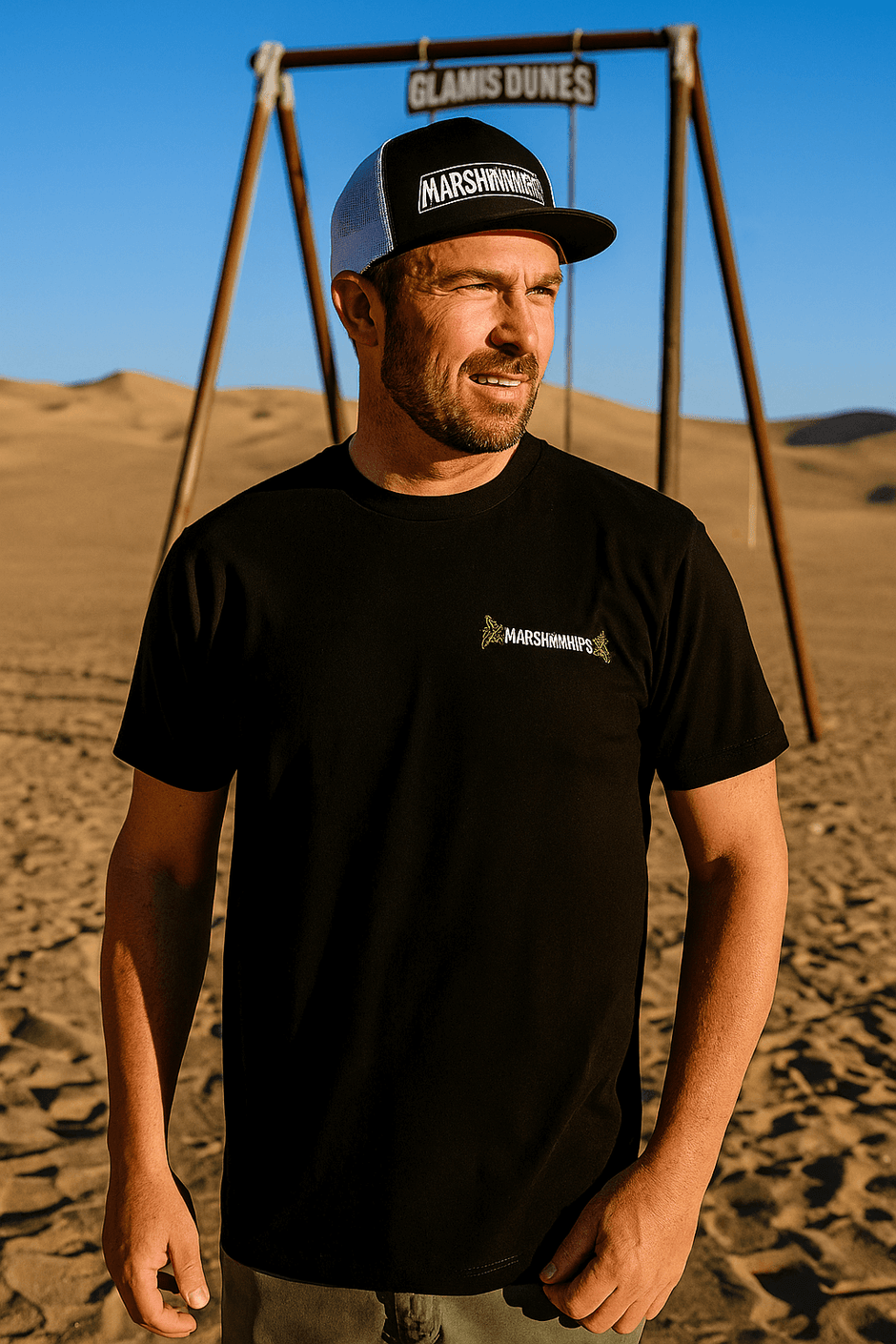 Marshin Whips Black & Green UFO T-Shirt