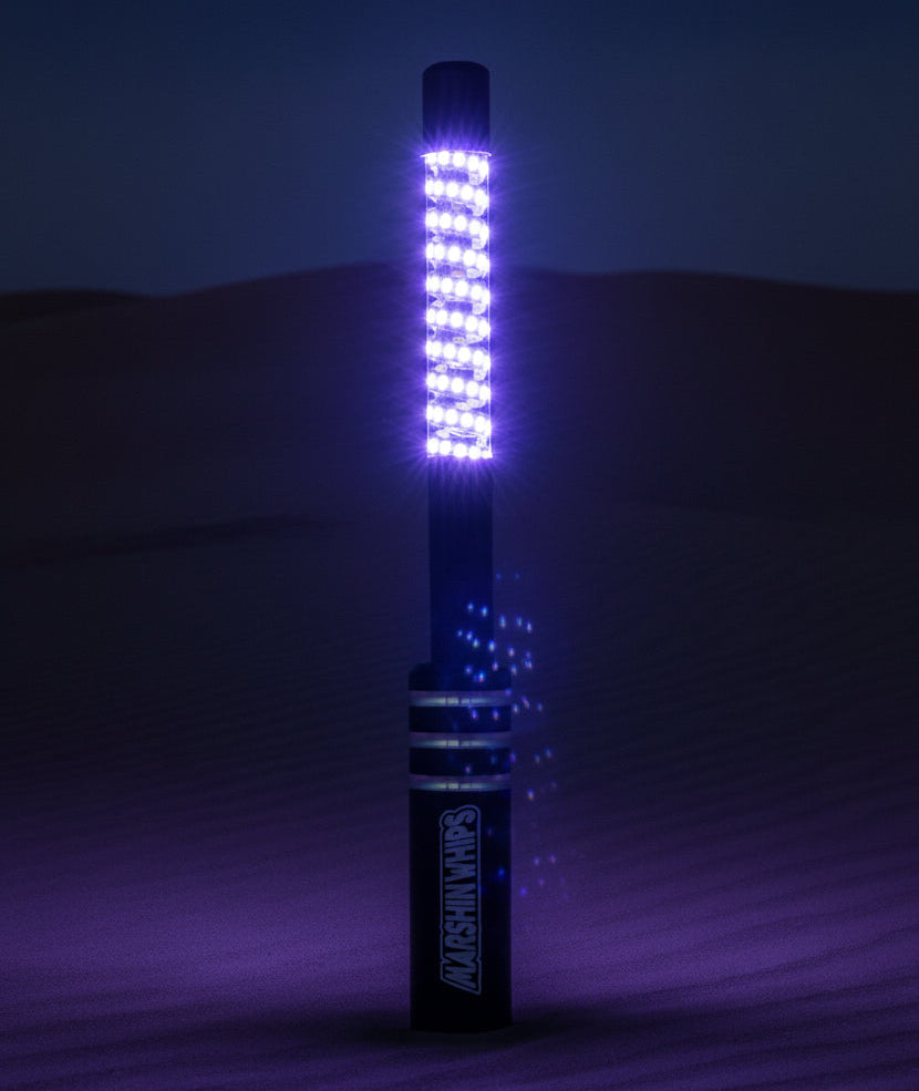 Game Changer LED Whip - Striking Teal Single