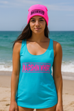 Blue and Pink Marshin Whips Tank Top