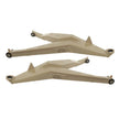 Can-Am Maverick X3 Lower Boxed Control Arms are laser cut from 4130 chromoly then CNC broke for quality and accuracy. Comes complete with 25% larger bushings installed to decrease wear and increase bushing life. Made with TIVAR® a high quality UHMW-PE material and is resistant to most all chemicals and conditions.