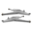 Can-Am Maverick X3 Lower Boxed Control Arms are laser cut from 4130 chromoly then CNC broke for quality and accuracy. Comes complete with 25% larger bushings installed to decrease wear and increase bushing life. Made with TIVAR® a high quality UHMW-PE material and is resistant to most all chemicals and conditions.