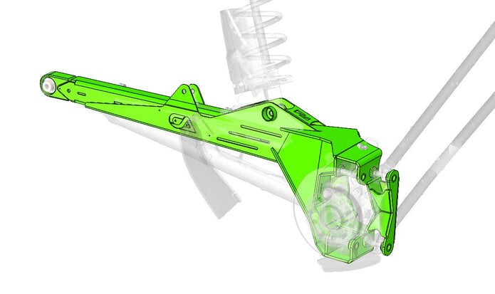 Polaris RZR Turbo R / Pro S Toe Link Delete Trailing Arms