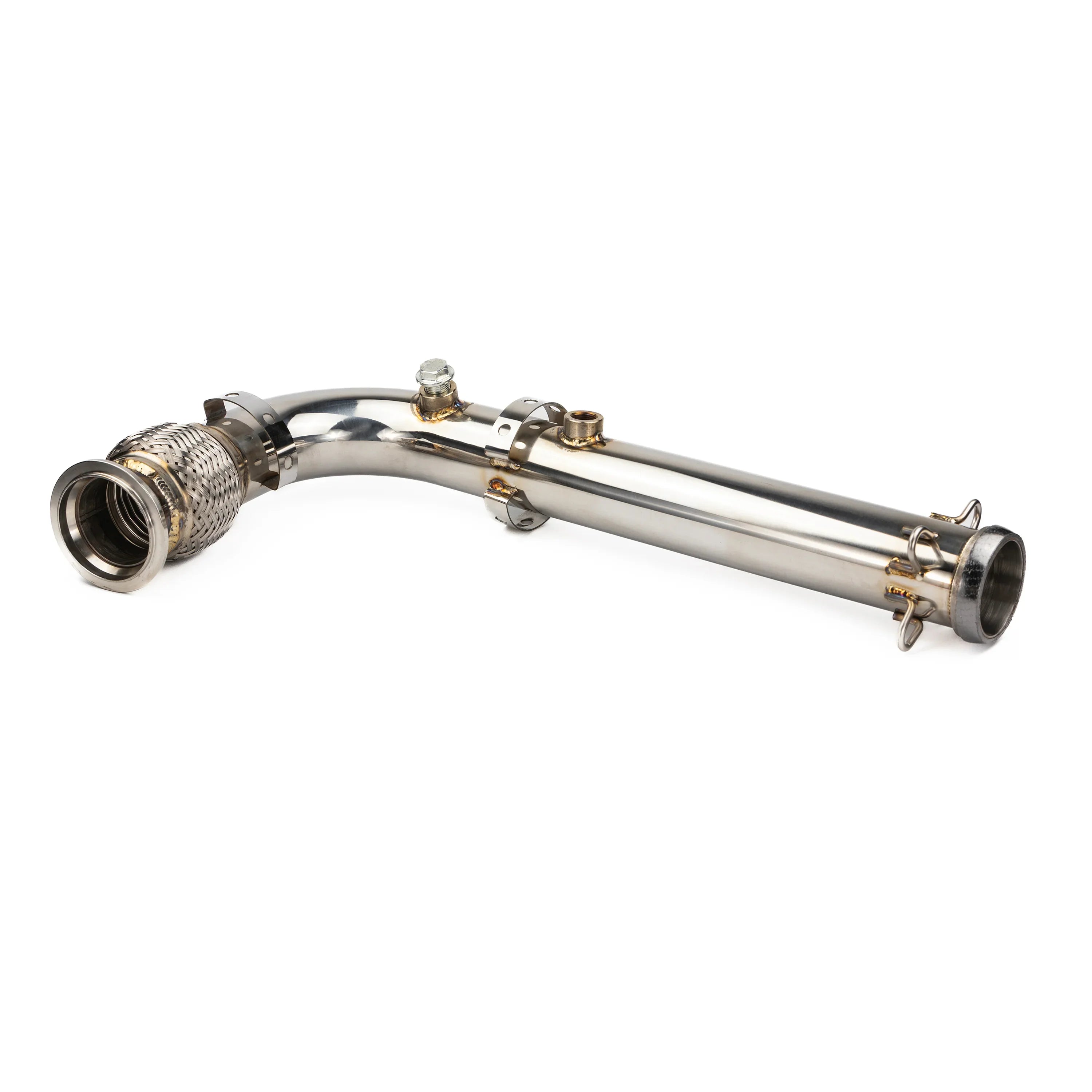 RPM Big Mouth Cat Delete Bypass Mid Race Pipe Can-Am Maverick X3 Turbo R & RR - RPM SXS