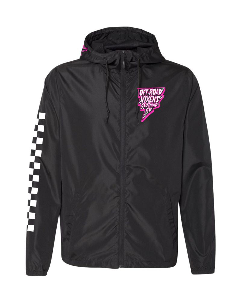 Check Point Zip Up Windbreaker