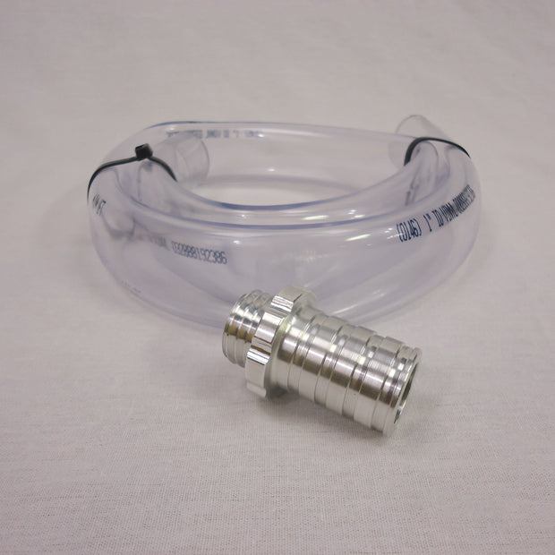 Can-Am X3 Oil Fill Adapter Tool Simply use the aluminum adapter, thread it into the oil fill tube where the stock X3 oil cap is, attached the supplied hose, run to an easy to acces location and use your favorite funnel in the hose to fill your X3 with oil. When your done just detach the hose from the adapter, unthread it, and use your OEM cap to check oil levels as detailed in your owners manual. It's really that easy.